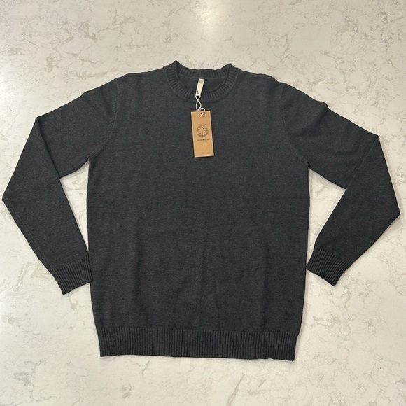 Sailwind Men's Crewneck Sweater Soft Casual Classic Pullover with Ribbing Edge L - Picture 7 of 16